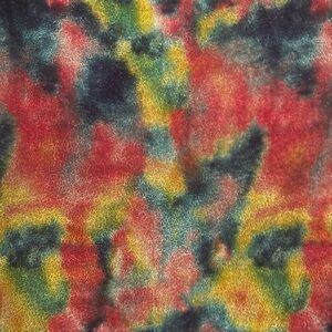 Pink tie dye bed cover